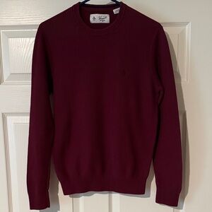 Original Penguin by Musingwear Men's Maroon Crewneck Sweater